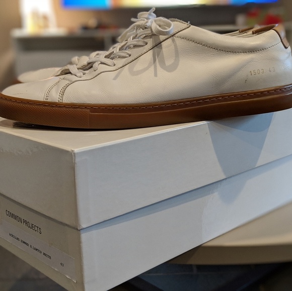 Common Projects Achilles Low Summer White/Gum 43 - Picture 5 of 7
